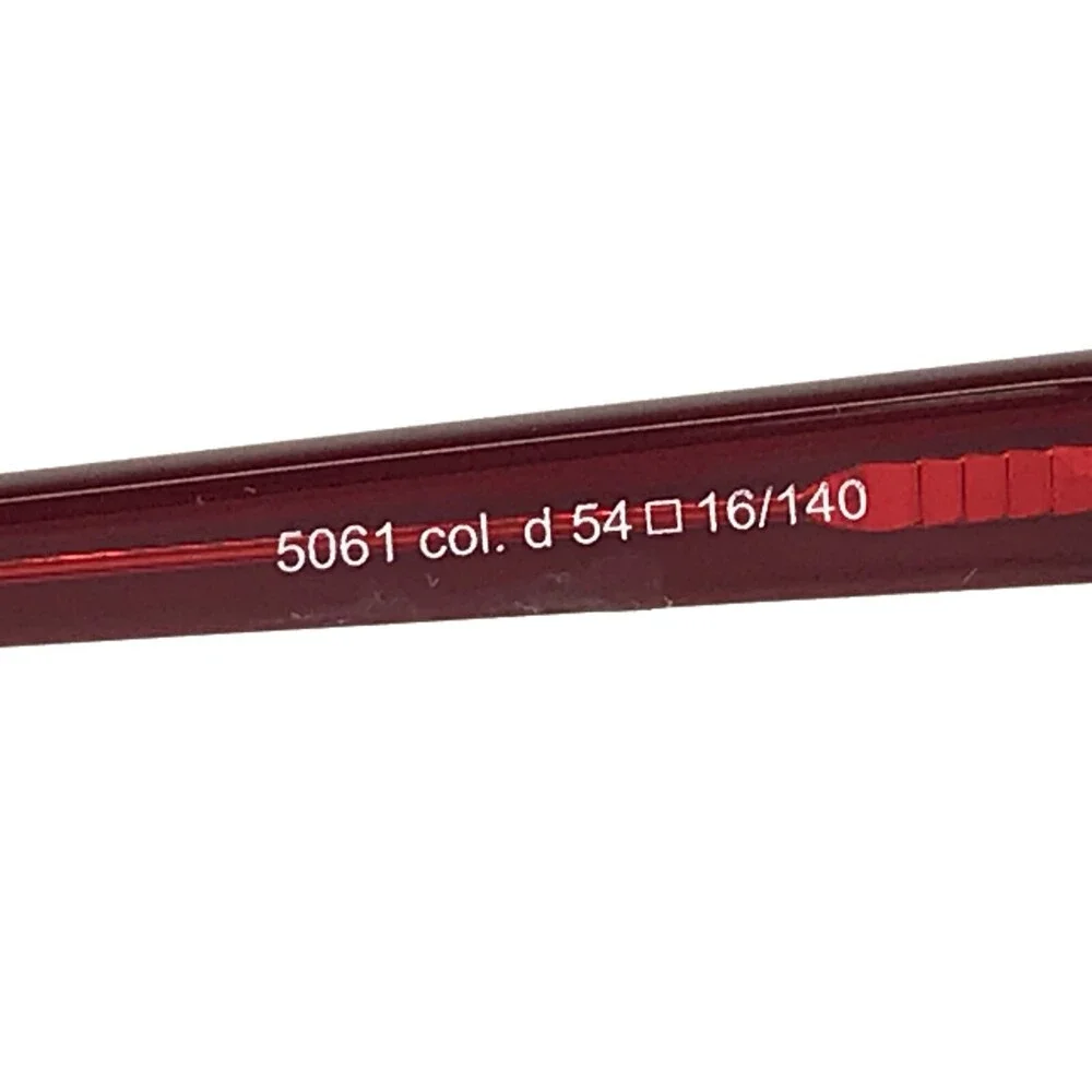 Andy Wolf Eyeglasses Frames 5061 col. d Black Red Cat Eye Full Rim 54-16-140